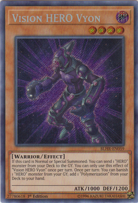 Vision Hero Vyon [BLHR-EN059] Secret Rare | Gamers Paradise