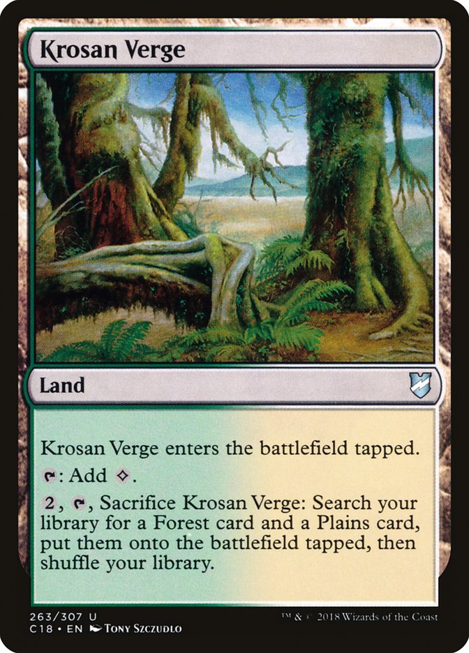 Krosan Verge [Commander 2018] | Gamers Paradise