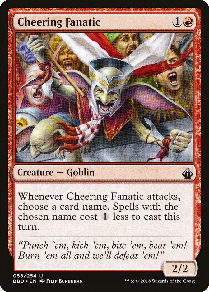 Cheering Fanatic [Battlebond] | Gamers Paradise