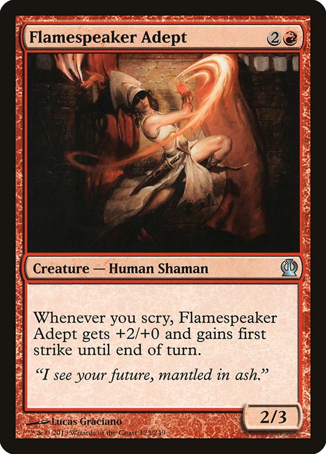 Flamespeaker Adept [Theros] | Gamers Paradise