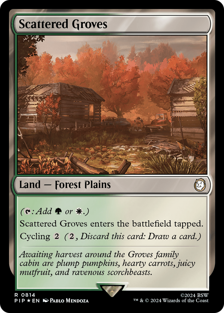 Scattered Groves (Surge Foil) [Fallout] | Gamers Paradise