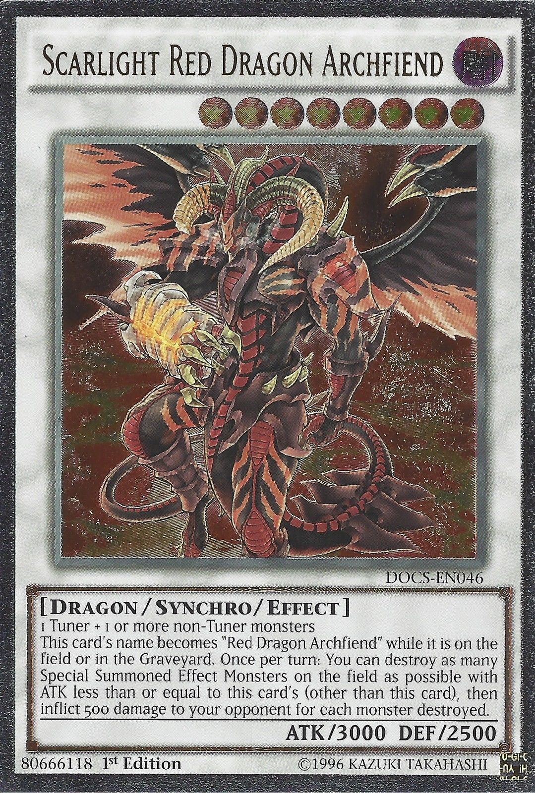 Scarlight Red Dragon Archfiend (UTR) [DOCS-EN046] Ultimate Rare | Gamers Paradise