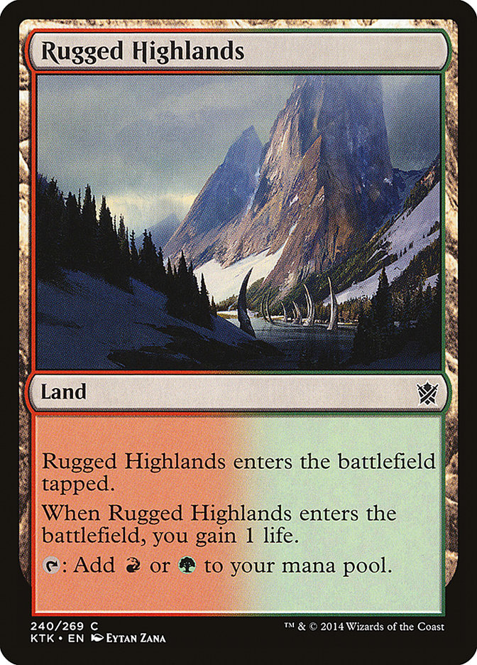 Rugged Highlands [Khans of Tarkir] | Gamers Paradise