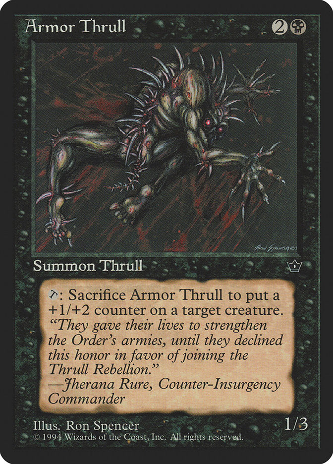 Armor Thrull (Ron Spencer) [Fallen Empires] | Gamers Paradise