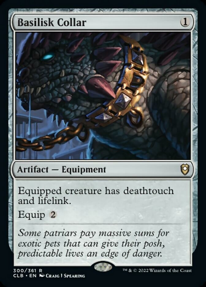 Basilisk Collar [Commander Legends: Battle for Baldur's Gate] | Gamers Paradise