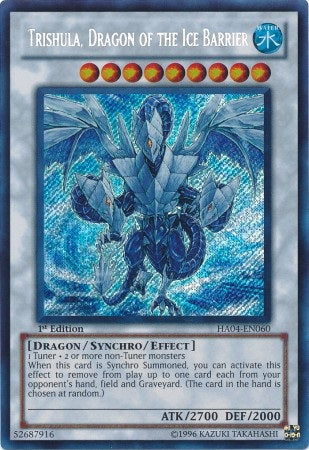 Trishula, Dragon of the Ice Barrier [HA04-EN060] Secret Rare | Gamers Paradise