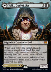 Valki, God of Lies // Tibalt, Cosmic Impostor (Borderless) [Kaldheim] | Gamers Paradise