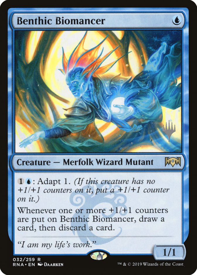 Benthic Biomancer (Promo Pack) [Ravnica Allegiance Promos] | Gamers Paradise