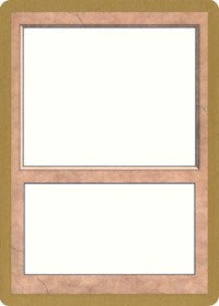 1999 World Championship Blank Card [World Championship Decks 1999] | Gamers Paradise