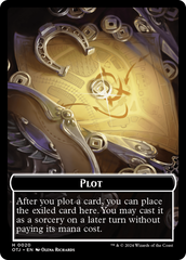 Human Cleric // Plot Double-Sided Token [Outlaws of Thunder Junction Tokens] | Gamers Paradise