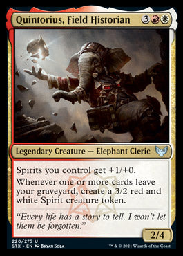 Quintorius, Field Historian [Strixhaven: School of Mages] | Gamers Paradise