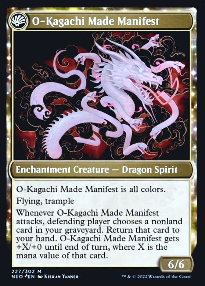The Kami War // O-Kagachi Made Manifest [Kamigawa: Neon Dynasty Prerelease Promos] | Gamers Paradise