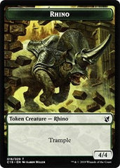Rhino // Egg Double-Sided Token [Commander 2019 Tokens] | Gamers Paradise