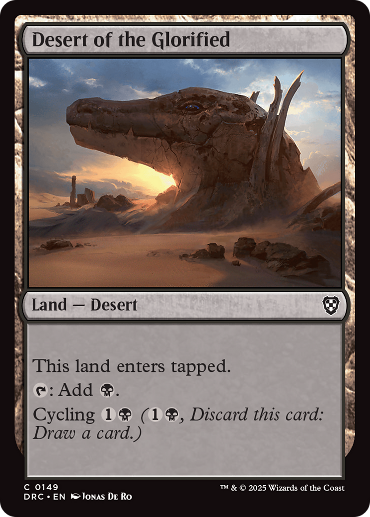 Desert of the Glorified [Aetherdrift Commander] | Gamers Paradise