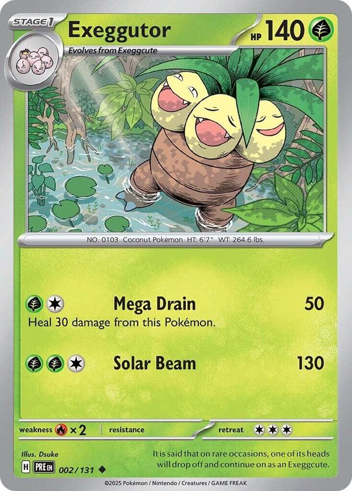 Exeggutor (002/131) [Scarlet & Violet: Prismatic Evolutions] | Gamers Paradise