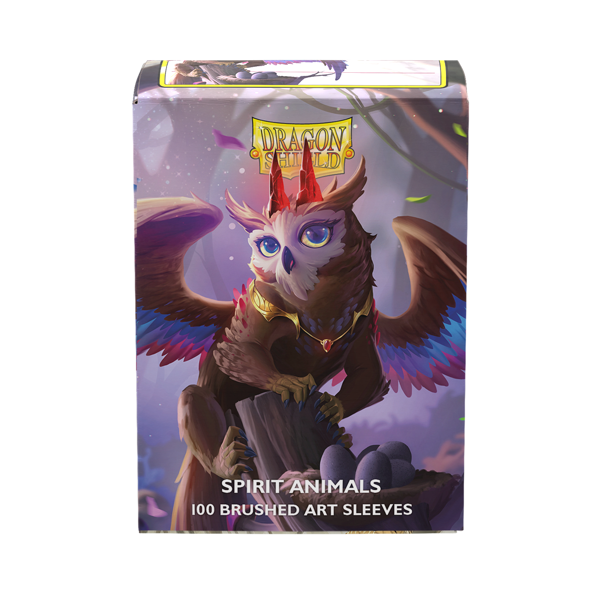 Dragon Shield: Standard 100ct Brushed Art Sleeves - The Dragowlis | Gamers Paradise