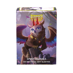 Dragon Shield: Standard 100ct Brushed Art Sleeves - The Dragowlis | Gamers Paradise