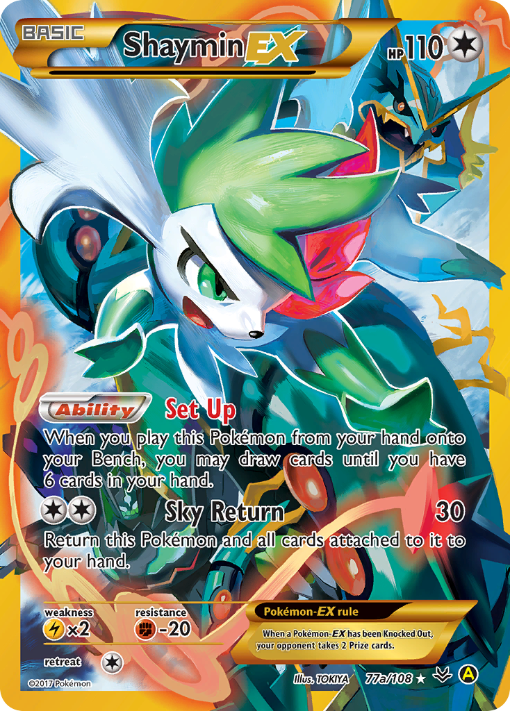 Shaymin EX (77a/108) [Alternate Art Promos] | Gamers Paradise