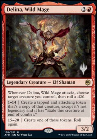 Delina, Wild Mage (Promo Pack) [Dungeons & Dragons: Adventures in the Forgotten Realms Promos] | Gamers Paradise
