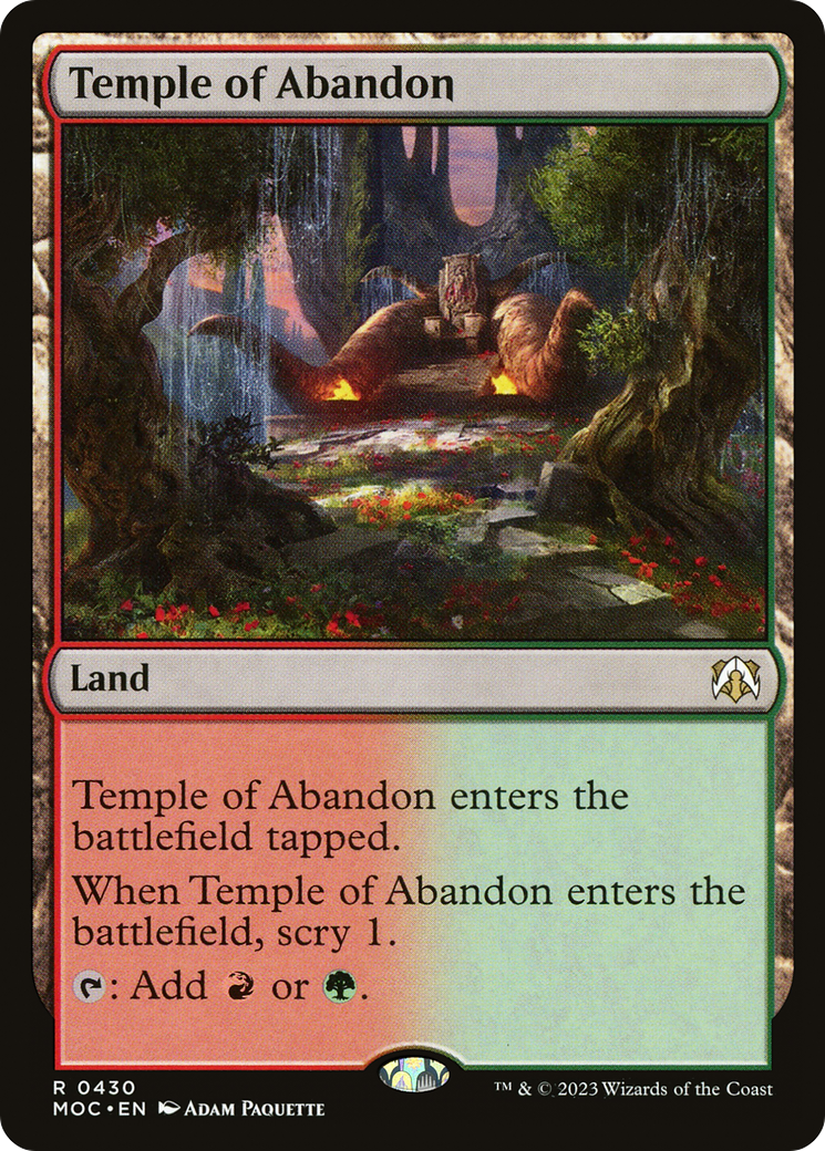 Temple of Abandon [March of the Machine Commander] | Gamers Paradise