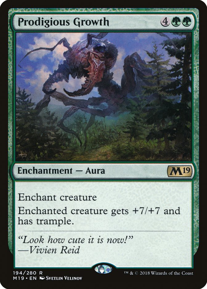 Prodigious Growth [Core Set 2019] | Gamers Paradise