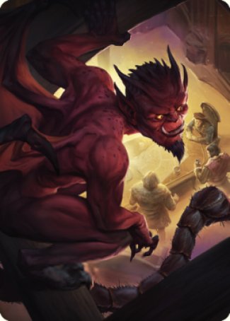 Nefarious Imp Art Card [Commander Legends: Battle for Baldur's Gate Art Series] | Gamers Paradise