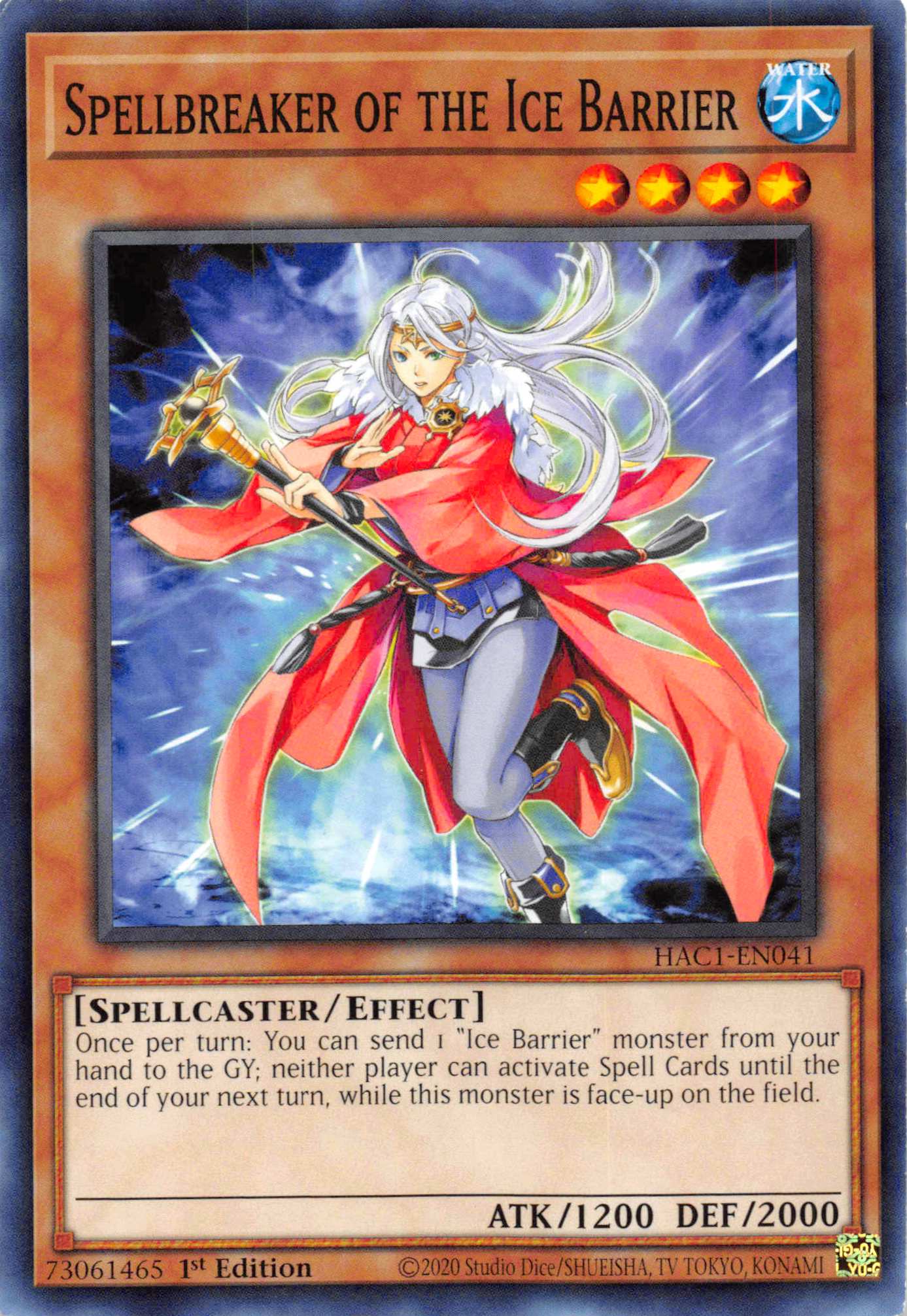 Spellbreaker of the Ice Barrier [HAC1-EN041] Common | Gamers Paradise