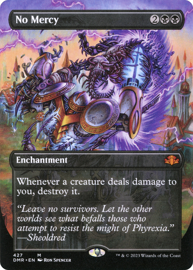 No Mercy (Borderless Alternate Art) [Dominaria Remastered] | Gamers Paradise