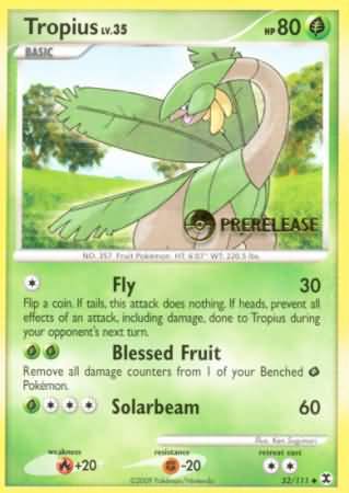 Tropius (52/111) (Prerelease Promo) [Nintendo: Black Star Promos] | Gamers Paradise