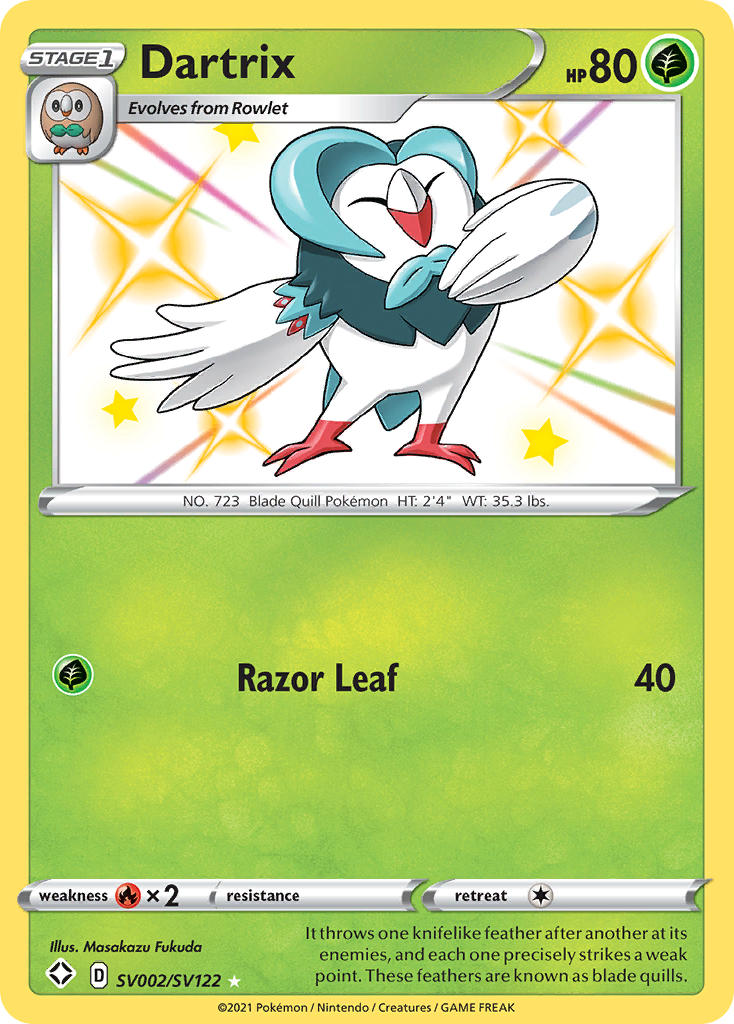 Dartrix (SV002/SV122) [Sword & Shield: Shining Fates] | Gamers Paradise