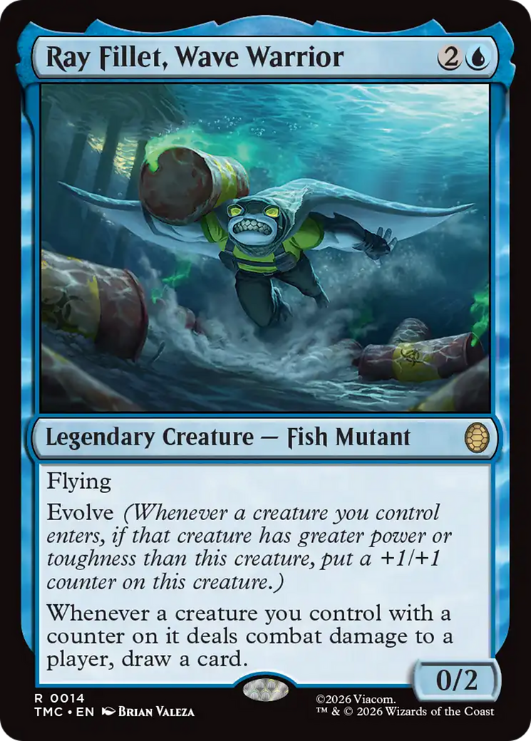 Ray Fillet, Wave Warrior [Teenage Mutant Ninja Turtles Commander] | Gamers Paradise