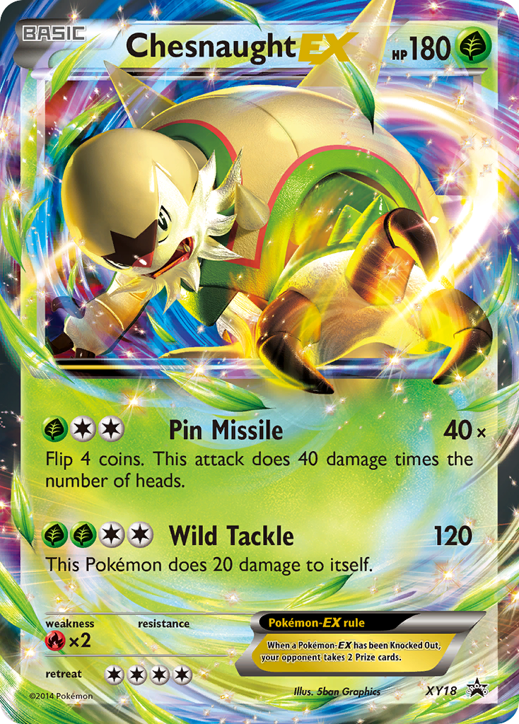 Chesnaught EX (XY18) [XY: Black Star Promos] | Gamers Paradise