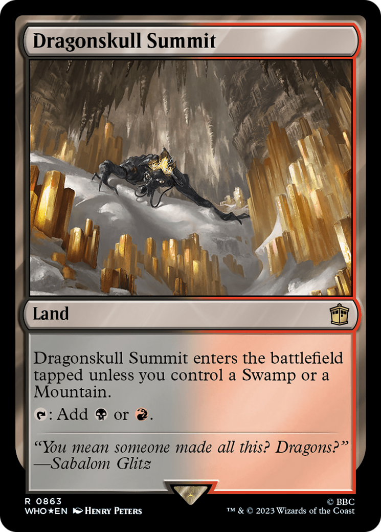 Dragonskull Summit (Surge Foil) [Doctor Who] | Gamers Paradise