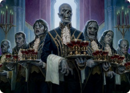 Dying to Serve Art Card [Innistrad: Crimson Vow Art Series] | Gamers Paradise