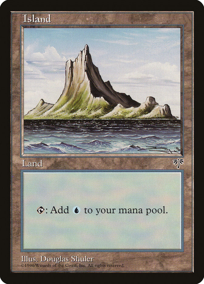 Island (No Tree / Blue Sky / Peak on Left) [Mirage] | Gamers Paradise