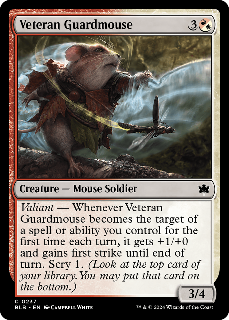 Veteran Guardmouse [Bloomburrow] | Gamers Paradise