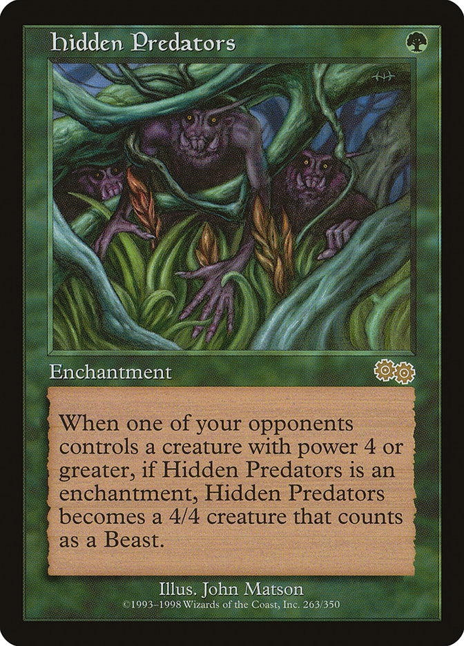 Hidden Predators [Urza's Saga] | Gamers Paradise