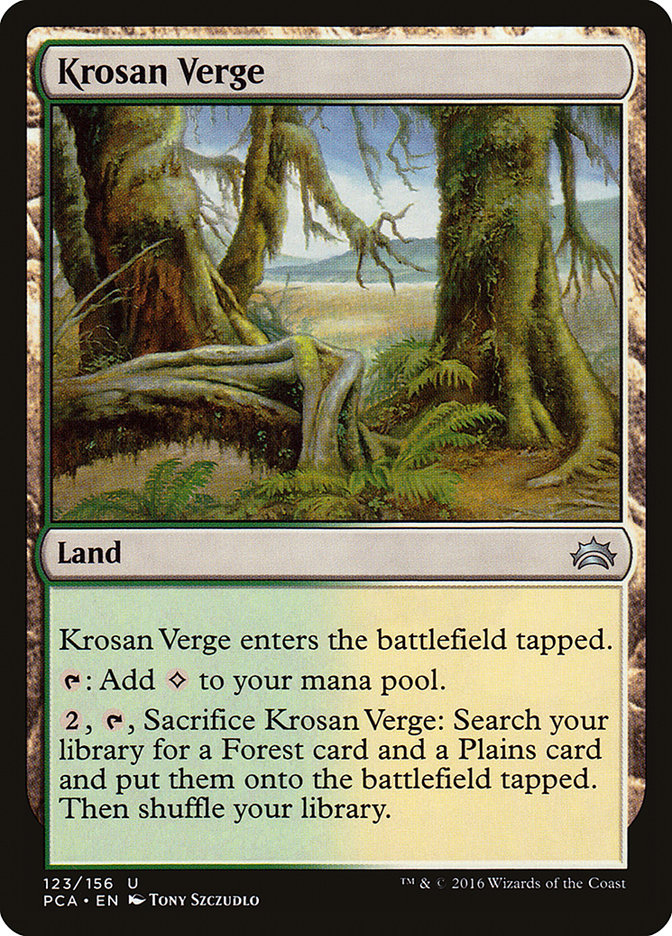 Krosan Verge [Planechase Anthology] | Gamers Paradise