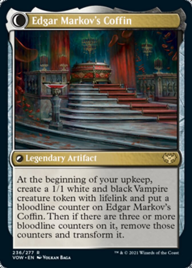 Edgar, Charmed Groom // Edgar Markov's Coffin [Innistrad: Crimson Vow] | Gamers Paradise