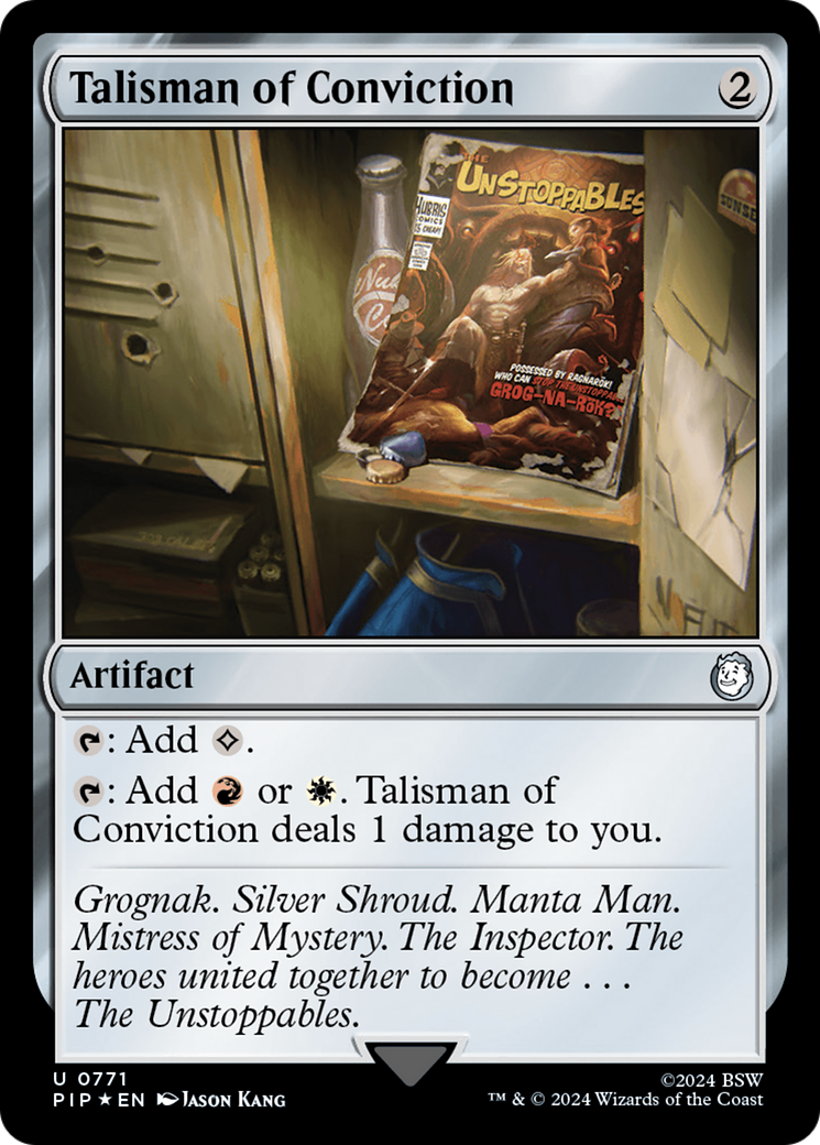 Talisman of Conviction (Surge Foil) [Fallout] | Gamers Paradise