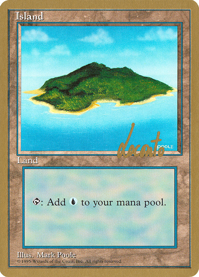 Island (ml367) (Michael Loconto) [Pro Tour Collector Set] | Gamers Paradise