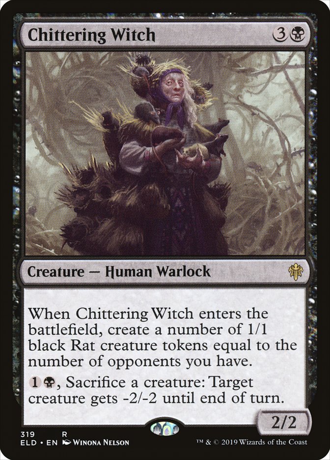 Chittering Witch [Throne of Eldraine] | Gamers Paradise