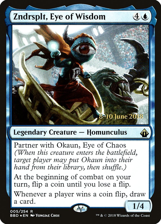 Zndrsplt, Eye of Wisdom [Battlebond Prerelease Promos] | Gamers Paradise