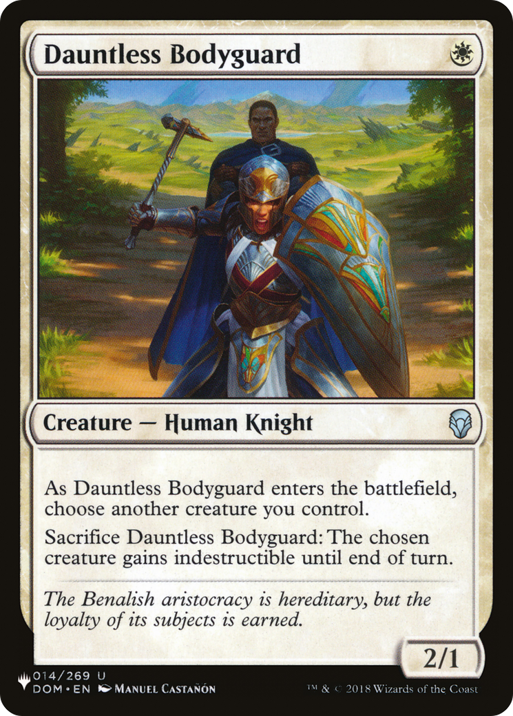 Dauntless Bodyguard [The List] | Gamers Paradise