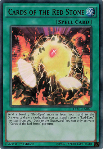 Cards of the Red Stone [CORE-EN060] Ultra Rare | Gamers Paradise