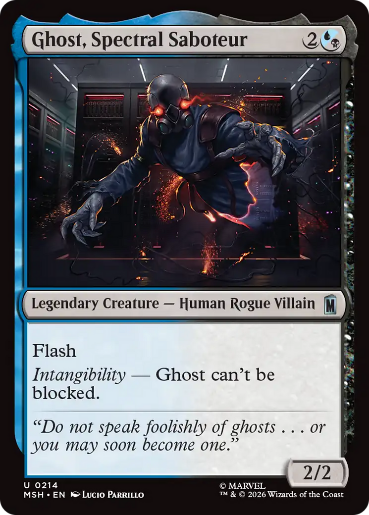 Ghost, Spectral Saboteur [Marvel Super Heroes] | Gamers Paradise
