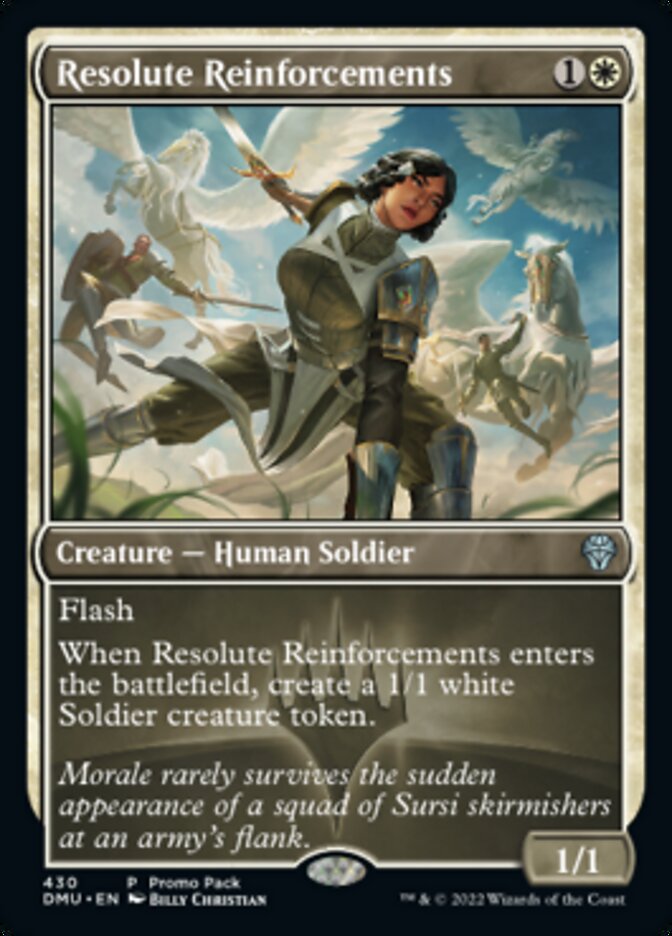 Resolute Reinforcements (Promo Pack) [Dominaria United Promos] | Gamers Paradise