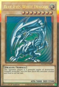 Blue-Eyes White Dragon [MAGO-EN001] Gold Rare | Gamers Paradise
