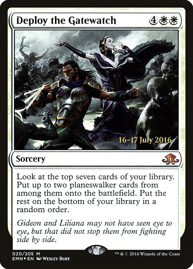 Deploy the Gatewatch [Eldritch Moon Prerelease Promos] | Gamers Paradise