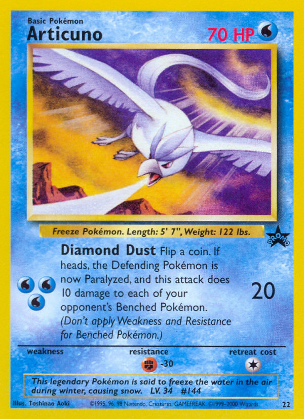 Articuno (22) [Wizards of the Coast: Black Star Promos] | Gamers Paradise